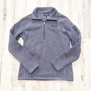 Patagonia Better Sweater Quarter-Zip Pullover Women's Purple Sz S